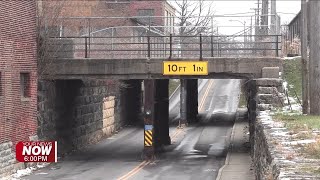 Weather delays demolition of former Lima railroad bridge