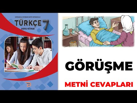 Görüşme Metni 7. Sınıf Türkçe Ders Kitabı Sayfa 168 169 170 171 172 173 174 175 176 Cevapları