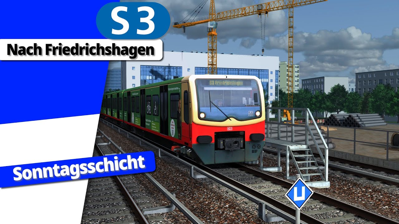S-Bahn Berlin - S3 nach Friedrichshagen - Sonntagstakt - BR481