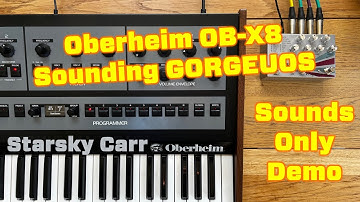 Oberheim OBX8 Sound Only Demo