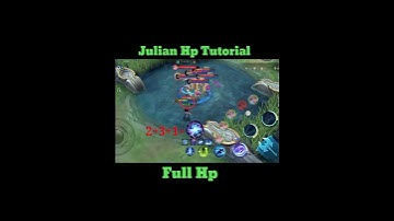 Julian all combo with healing tutorial#mobilelegends #shortvideo #subscribe #shorts