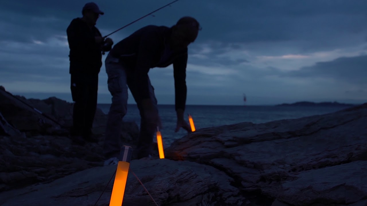 Garosa bâton lumineux à LED pour la pêche Canne à pêche bâton