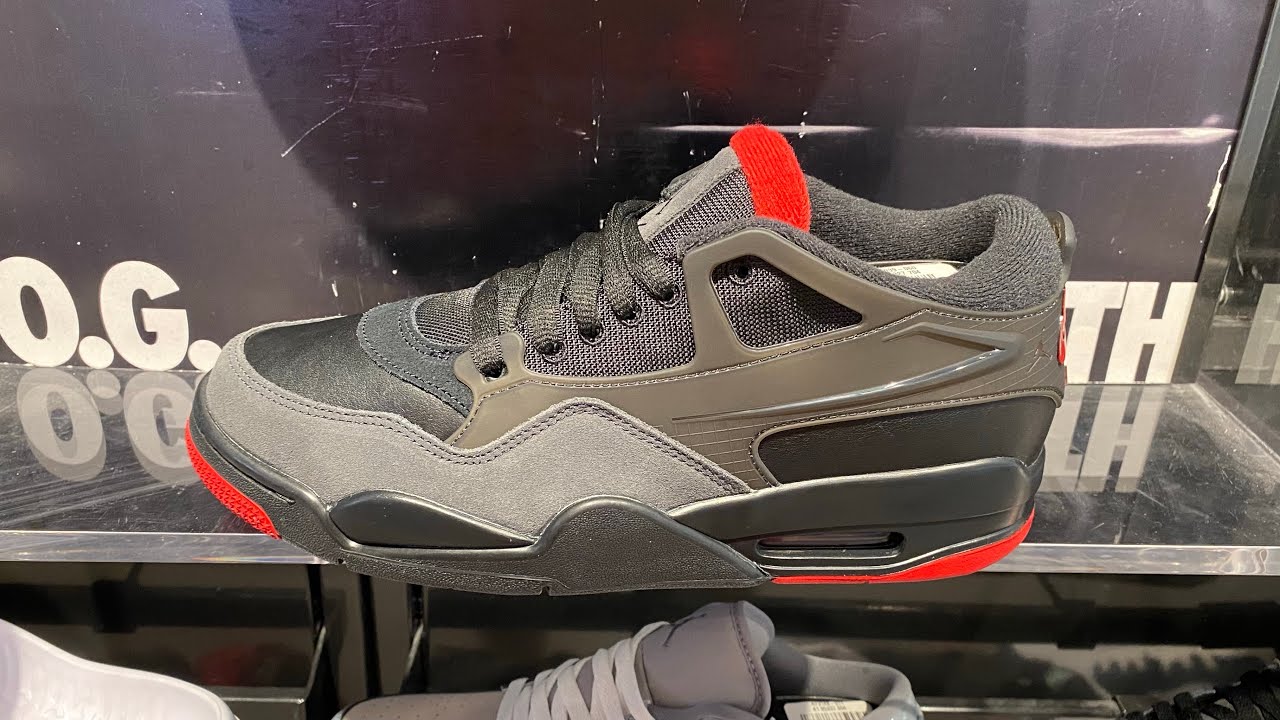 Nike Air Jordan 4 RM Sneakers Shoes Black/Anthracite/Red FQ7939-060 US 9 EU 42.5 JORDAN 4 RM FQ7939 060 - Shiekh main image 3