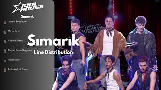 Idol House Grup A - Şımarık Line Distribution Tr Lyrics