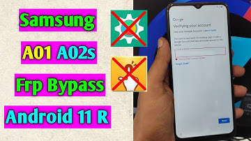 Samsung Galaxy A01/A02S Frp Bypass/Unlock Google Account Lock Android 11 R | Samsung A02S Frp Unlock
