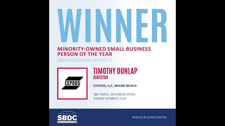 2019 Minority-Owned Small Business Person of the Y...