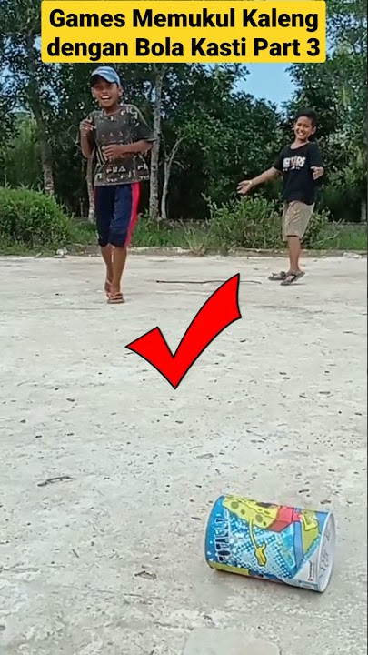 Games Melempar Kaleng dengan Bola Kasti Part 3 #games #challenge #gamesseru