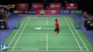 Smash and Deception are the key for Champion | Anthony Ginting vs Lu Guangzu