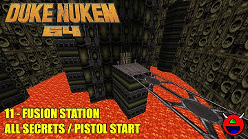 Duke Nukem 64 (RedNukem) - 11 Fusion Station - All Secrets