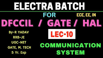 ||LEC-10|| COMMUNICATION SYSTEM ||DIGITAL COMMUNICATION|| TDM ||#DFFCIL#GATE#HAL||