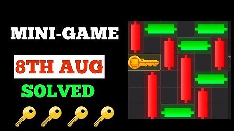 Hamster Kombat Mini-Game 8th August (Puzzle Solved)