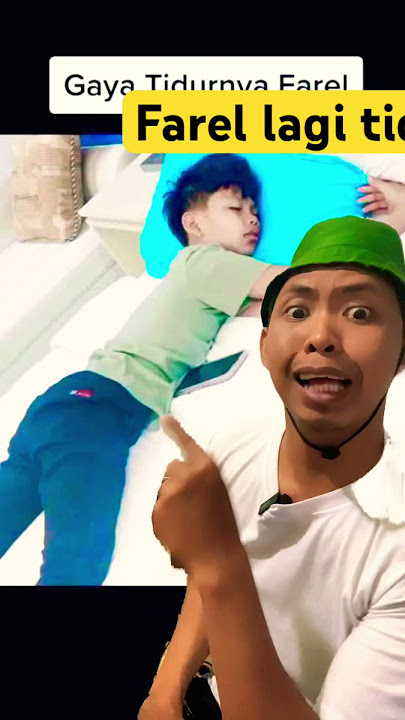Farel prayoga lagi tidur jangan di ganggu