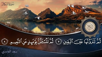 سورة التكاثر - جودة عالية - القارئ الشيخ سعد الغامدي