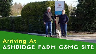 Arriving At Ashridge Farm Caravan & Motorhome Club Site Ashwell
