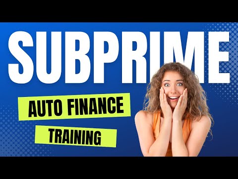 Auto Finance Training Online