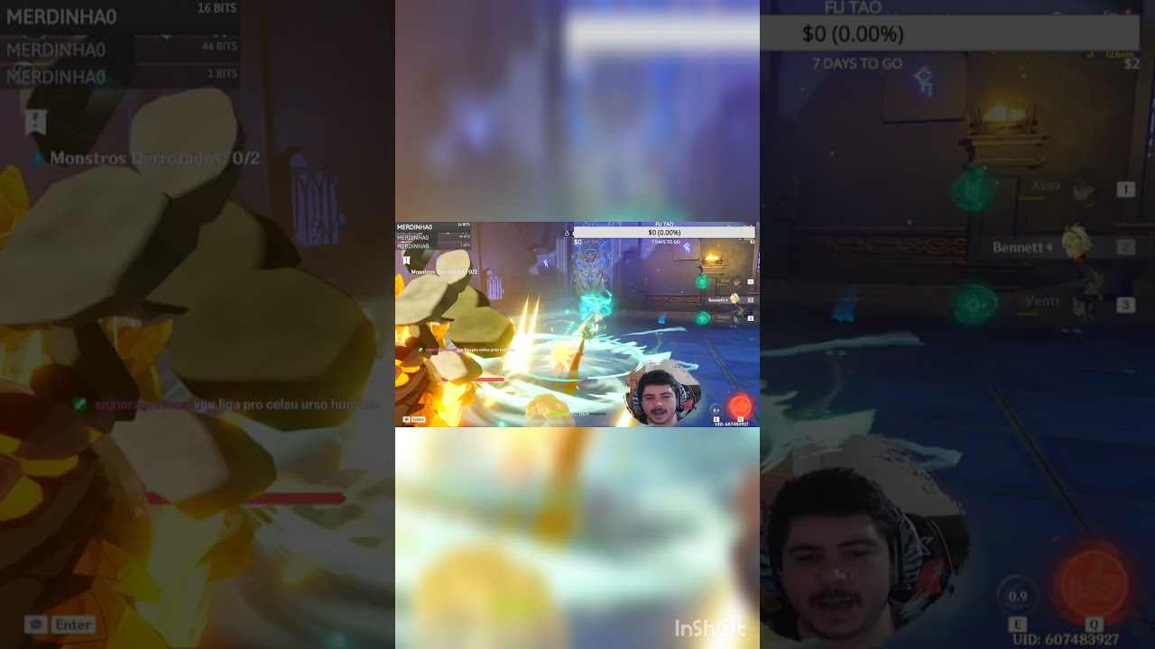 XIAO TESTANDO SUA NOVA LANÇA DE JADE 