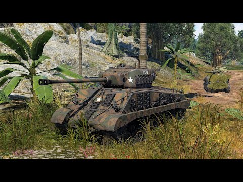 War Thunder: USA - M4A3 Gameplay [1440p 60FPS]