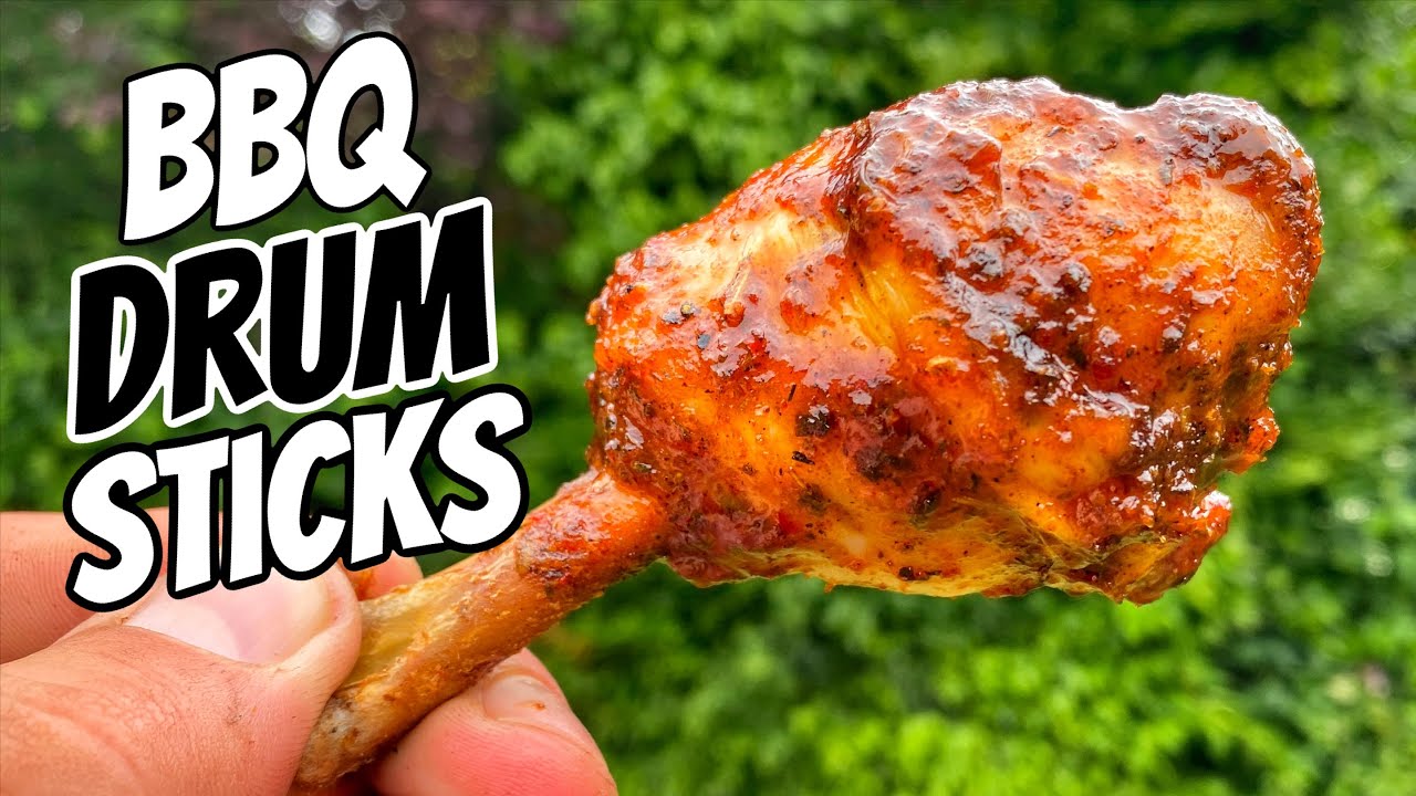 BBQ Chicken Drumsticks vom Grill - Mega saftig und einfach die besseren Hähnchen-Keulen !