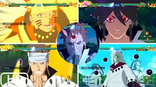 Naruto Storm Connections - All Sage Of Six Paths Ultimate Jutsu \& Awakenings 4K 60FPS