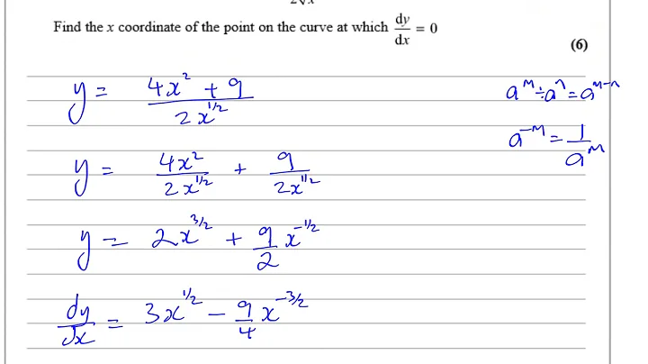 WMA11/01 Pure Mathematics P1 (IAL)  Jan 2020 Q9 Differentiation   Equations - DayDayNews