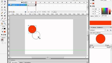 How create flash animation-bouncing ball-1.avi