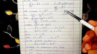 RF Microwave Engineering | Chapter#02 | Proof of General Equation Transmission Line | David M. Pozar