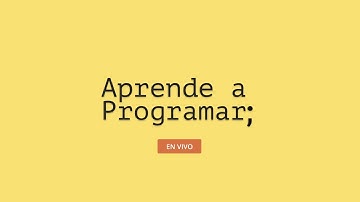Introducción a la programación - Primera parte
