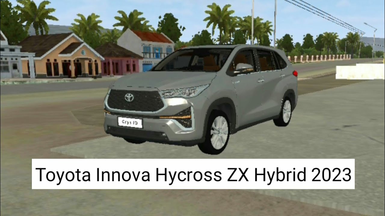Toyota Innova Hycross ZX Hybrid 2023 MUV Car Mod For Bus Simulator Indonesia