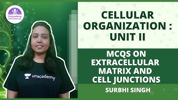 MCQs on Extracellular Matrix and Cell Junctions - Cellular Organization: II | CSIR NET  2021🎯