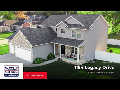 1154 Legacy Drive, Chesterton, IN home video tour