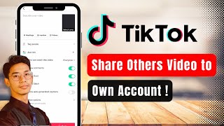 How to Share Others TikTok Video On My TikTok Account !