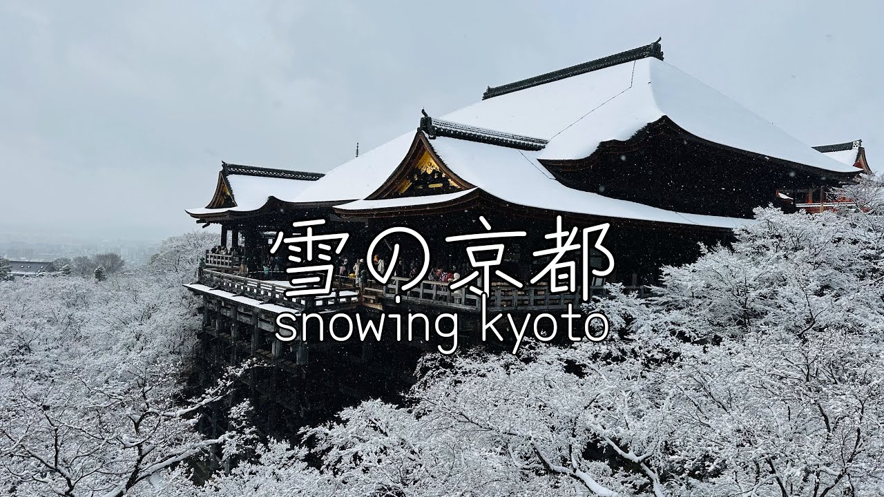 幻想的な白銀の世界！雪の京都／銀閣寺〜清水寺〜八坂の塔〜建仁寺