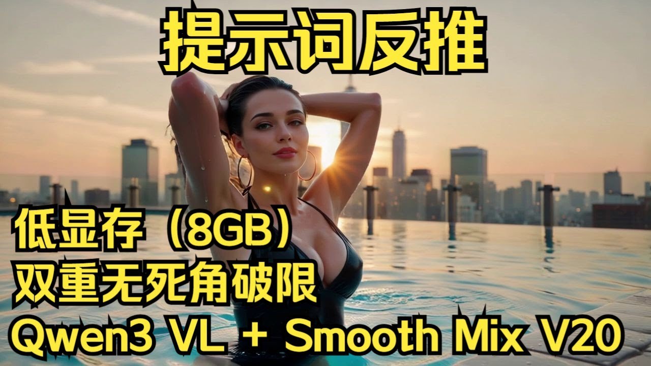 ComfyUI提示词反推和Smooth Mix V20无审查版