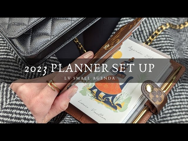 2023 PLANNER SET UP  LOUIS VUITTON PM AGENDA 