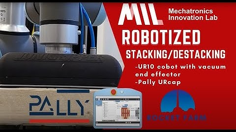 Palletizing & Depalletizing test with Pally by RocketFarm