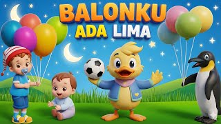 I Have Five Balloons 🎈 Pok Ame Ame, If You're Happy and You Know It | Popular Indonesian Children...