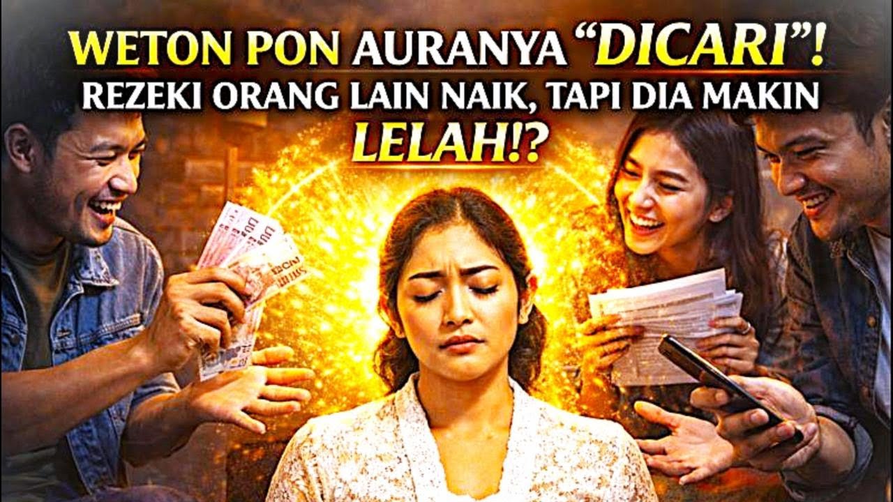 TERBONGKAR ‼️WETON PON KELIHATAN SEDERHANA, PADAHAL AURANYA “DICARI” UNTUK DIBAWA NAIK REZEKI ORANG