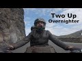 Two up motorcycle camping in the fall  hudson valley new york
