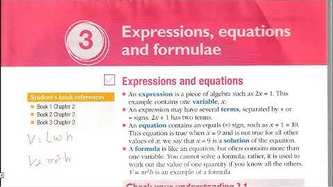 Unit 3 - Revision guide for the Cambridge lower secondary checkpoint part 1