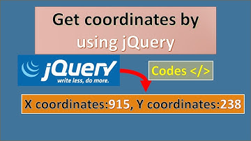 Full explanation how to get coordinates by using jQuery #jQuery #HTML #CSS