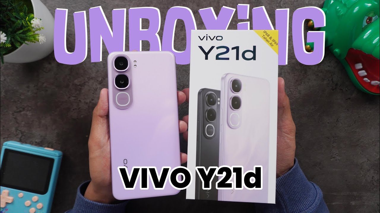 HP ENTRY LEVEL TERBARU VIVO !! UNBOXING VIVO Y21d Indonesia