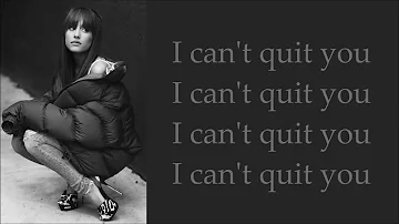 Cashmere Cat ~ Quit ft. Ariana Grande ~ Lyrics (Official Audio)