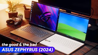 Asus Zephyrus G14 & G16 (2024) One Month Later: the GOOD and the BAD!