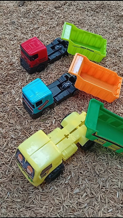 Merakit Mainan Mobil Truk Pasir #short #videoshort #merakitmainan #trukpasir