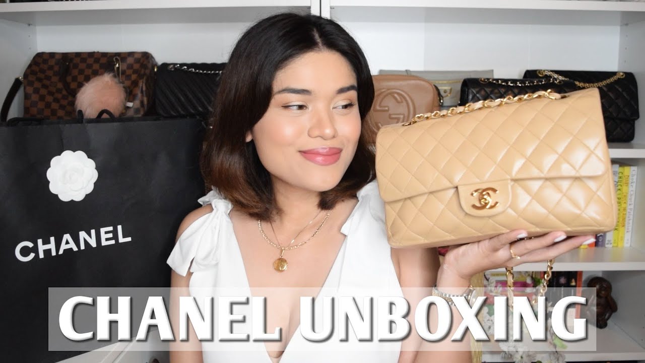 CHANEL CLASSIC FLAP UNBOXING - YouTube