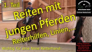 F117 Linien Reiten Lernen Mit Jungen Oder Noch Wenig Ausgebildeten Pferden Reiterfehler Und Tipps