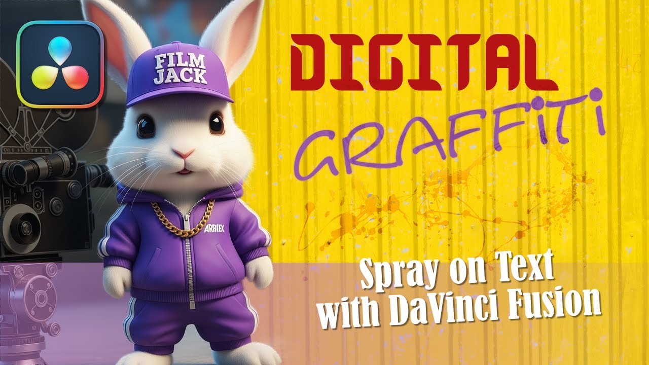 How to Animate Graffiti Text – DaVinci Fusion Tutorial (Python