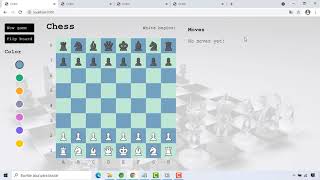 Ajedrez en HTML, CSS y JavaScript - Demo 1 (Chess)