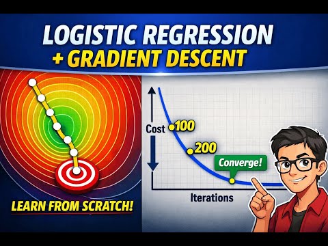 Train Logistic Regression from Scratch | Learn Gradient Descent for Sentiment Analysis