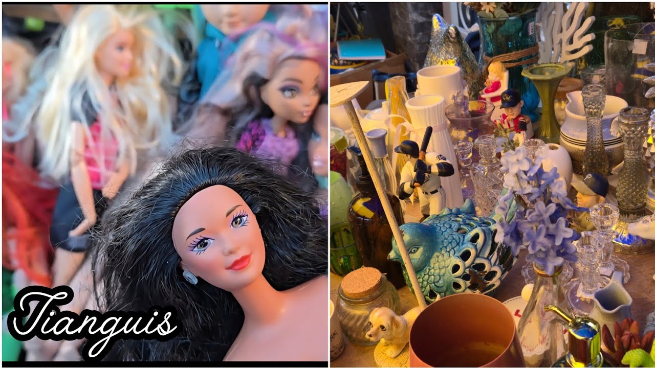 Recorrido por el tianguis una cabeza de Bratz en un mtm de barbie